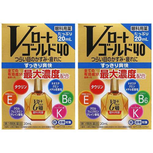 

[Third-class OTC drug] V-Rohto Gold 40 20mL x 2