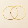 10pcs 60mm 80mm Brass Closed Ring Earring Wires Big Hoops Pendant Connectors Rings For DIY Jewelry Making Supplies Accessories