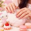 Charming Hello Kitty Nail Art Stickers: Cute Cartoon Designs with Bows & Stars