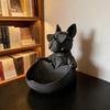 3D-друкований бокс для зберігання бульдога Сонцезахисні окуляри Французький бульдог Прикраси Дрібнички Ключі Настільний органайзер Миска Підставка для ручок Декорація