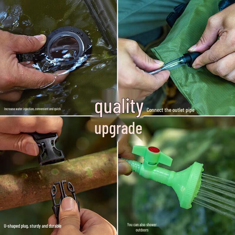 Jingmingda Outdoor 20L Solar Shower Bag