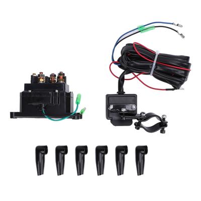 Winch Relay Contactor with Thumb Switch Kit High Performance Safe 12V 250A for Truck UTV 5000 To 7000lbs Winch