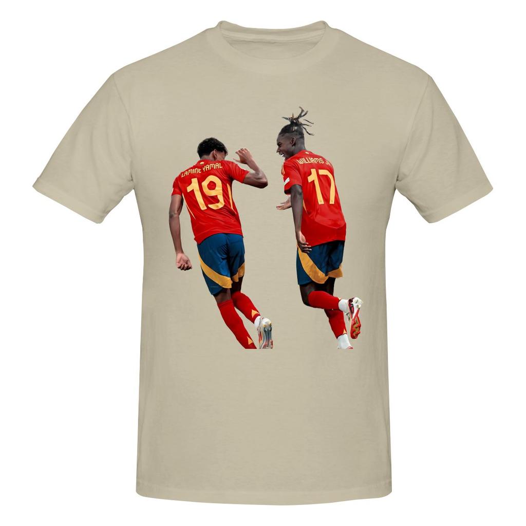 Camiseta Estampada Unisex Divertida Lamine Yamal Nico Williams Camiseta Unisex Baloncesto