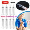 60ml Reusable Pump Glue Filling Enema Syringe Nutrient Sterile Health Without Needle Watering Refilling for Animal Food Feeding