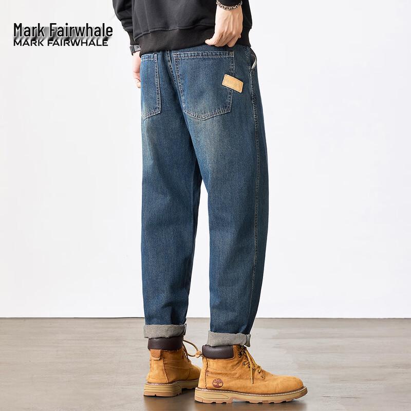 

Mark Fairwhale Men s Washed Straight-Leg Jeans 34