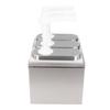Sauce Dispenser Pump Salad Jam Seasoning Condiment Squeeze Pump Container with Base for Kitchen Restaurant 3 Pumps