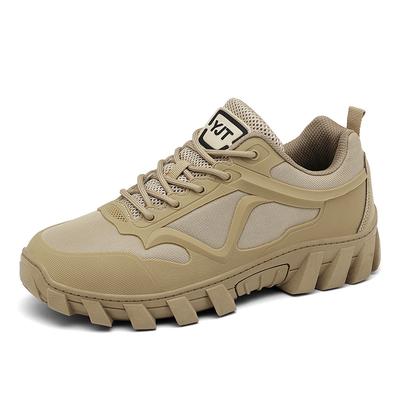 Lässige Sportschuhe Herren Outdoor Stoßdämpfend Schnürschuh Low-Top Herrenschuhe Einfarbig Flach Atmungsaktiv Wanderschuhe Herren