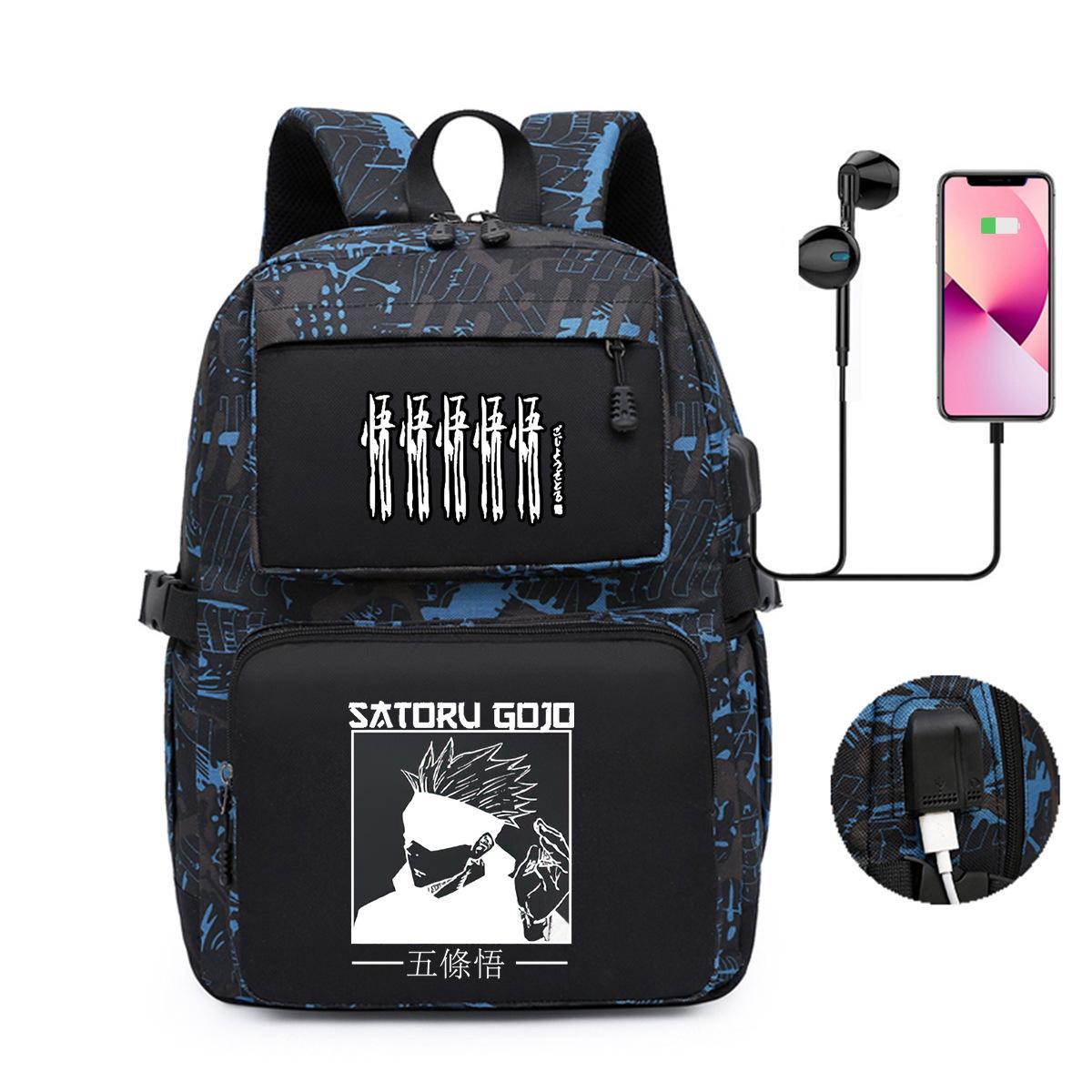 

Popular Day Mantra Return Comic Peripheral Printed Backpack Youth School Bag Usb Computer Bag
