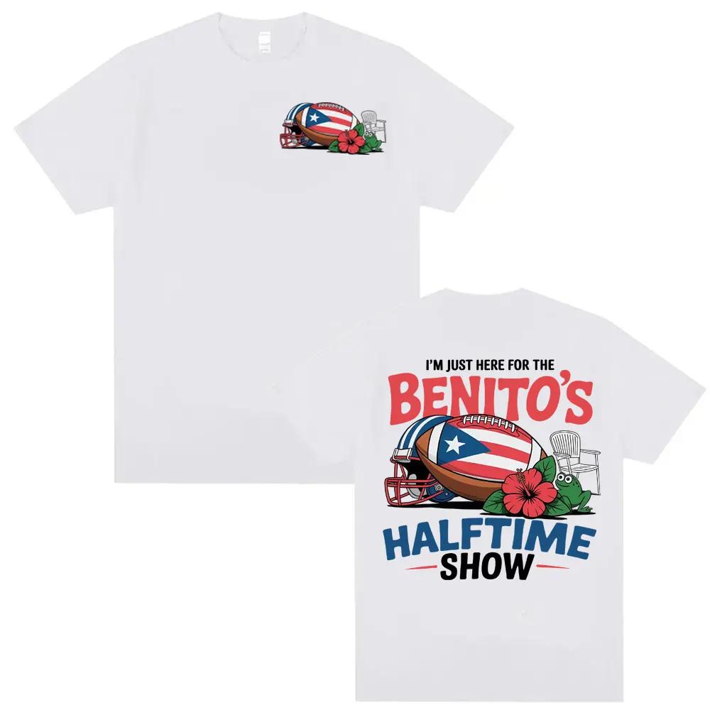 

Just Here for Benito Bowl Graphic T Shirt Bad Bunny Bowl Y2k Music Rap Tee Shirt Unisex Women Fashion Vintage Short Sleeve Tshirts S