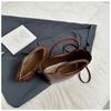 IELGY Autumn Winter Retro Fashion One-Shoulder Messenger Bag Ladies Portable Bucket Bag