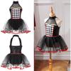 Costum de clovn pentru fete, tutu, rochie de balet, pentru Halloween, petrecere de cosplay de clovn de circ