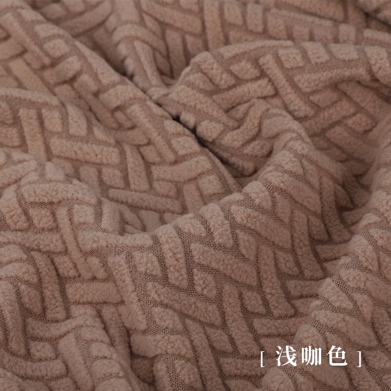 85x50cm Solid Color Elastic Knitted Fleece Fabric For Sofa Covers, Throw Pillows, Handmade DIY Chair Cover Fabric TJ20510