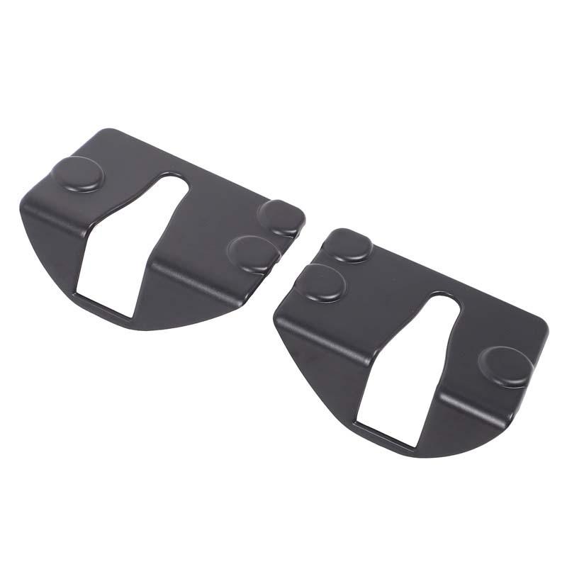 2Pcs Car Door Mute Damping Cushion ABS Door Lock Buckle Door Anti-collision Protective Cover Fit for Chevrolet Corvette C8 +