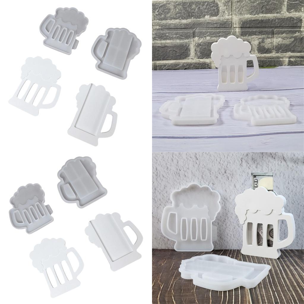 

Beer Mug Shaped Resin Molds Mutipurpose Silicone Mould Easy Demolding For Resin X3UC CN