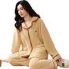 OEING Women's Winter Coral Fleece Pajama Set