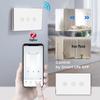 Zigbee Smart Curtain Switch with Alexa Voice Control, Touchscreen, Aluminum Frame & App Timing
