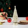 Resin Christmas Tree Decorations Desktop Holiday Ornaments for Home Office and Window Display