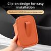 Multifunctional Car Door Container Universal Faux Leather Cup Holder, Wide-Mouth Clip Organizer for Drinks, Pocket Phones, Automotive Interior Storage