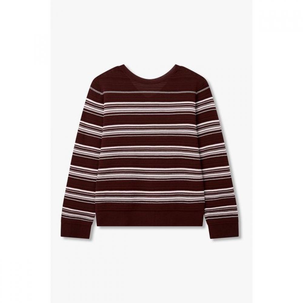 VoV V Neck Stripe Knit pulloVer 7156350002
