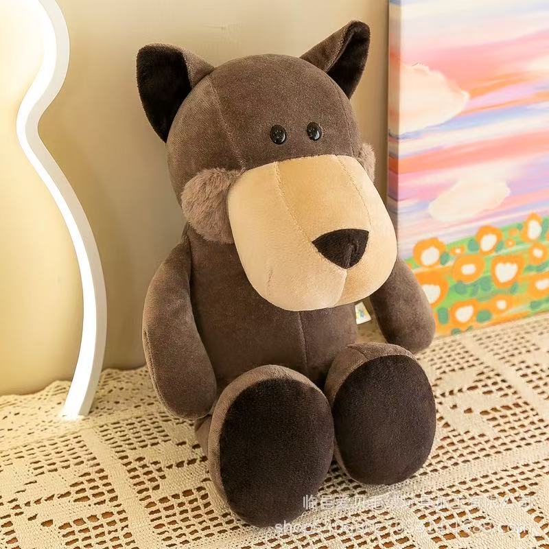 25CM Kawaii Zvířátka z Džungle Plyšové Hračky Lesní Zvířata Plyšový Pes Zebra Slon Lev Liška Žirafa Dětské Hračky Panenka Dárek k Narozeninám