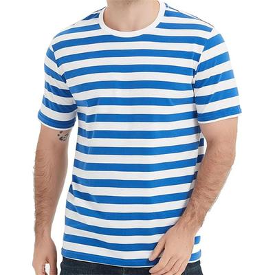 Simple Pinstripe Graphic T-Shirts Summer Casual 3D Printed Short Sleeve Fashion Streetwear Oversized Men's T-shirts