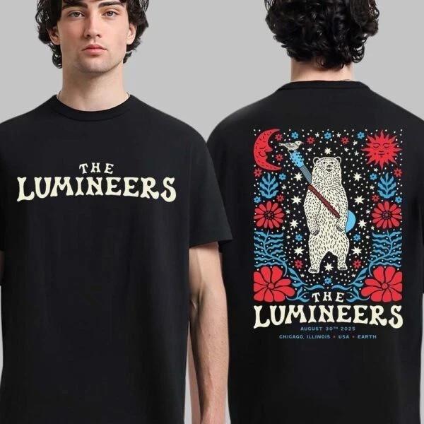 The Lumineers Soldier Field Chicago 2025 Concert Reprint  S-4XL Unisex T-Shirt L