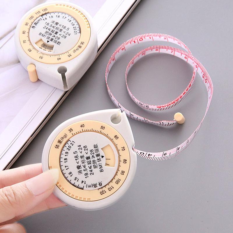 1.5M Automatic Telescopic Tape Measure Fitness Measuring Tape Centimeter Meter Tapes Metric Tape Ruler For Body Tailor Sewing