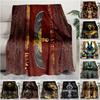 1PC Egyptian Theme Printed Blanket, All Season Lightweight Home Office Outdoor Nap Multifunctional Blanket A7