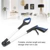 Blue Foldable Long Pick Up Reacher Grabber Helping Hand Tool for Elderly Pregnant Women