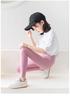 High Waist Comfortable Girls' Shark Print Barbie Pants - Elastic & Skin-Friendly Base Layer Wear