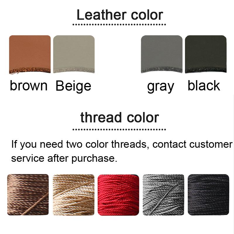 Non-slip Car Steering Wheel Cover Diameter 38cm Soft Leather Braid On the Steering Wheel Cover of Car Interior