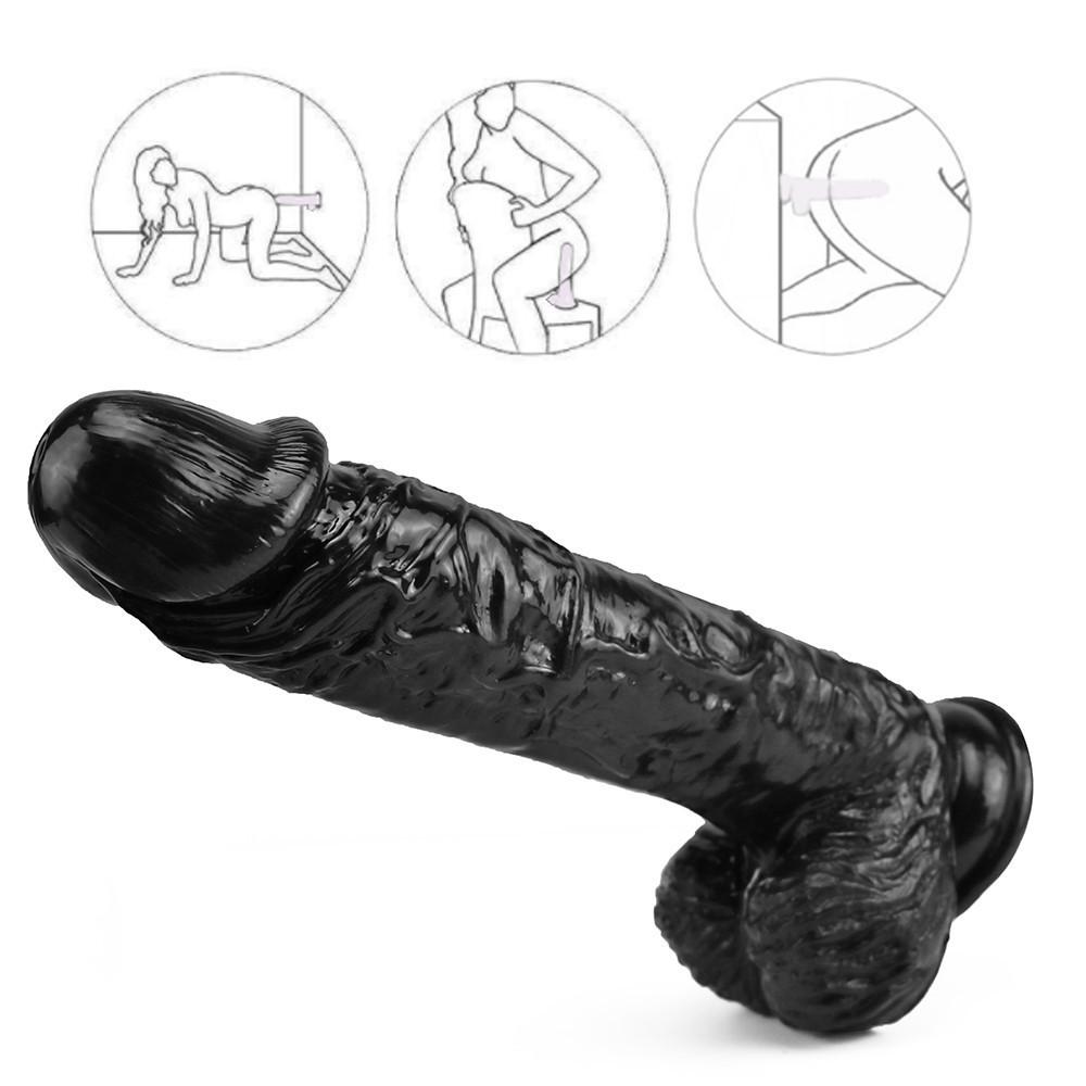 26CM Thick Glans Dildo RUNYU Realistic Stiff Cock Penis Huge Big Dick Erotic Adult Sex Toy Product