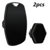 2Pcs Silicone Bath Scrubber Double Side Hexagon Exfoliating Brush Dead Skin Clean Scalp Massage Shower Gear Bathing Tools