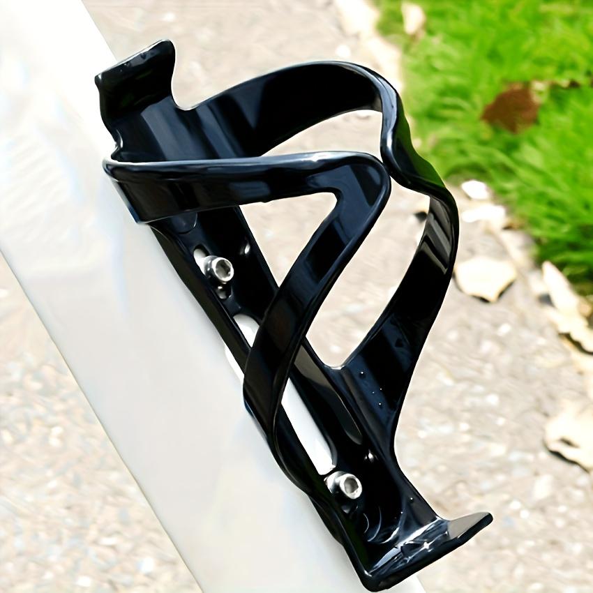 1pc Black ABS Bike Water Bottle Holder Easy Clip-On Durable Cycling Accessory for Road Bikes and Mountain Bikes, Bicycle Handlebar Accessories