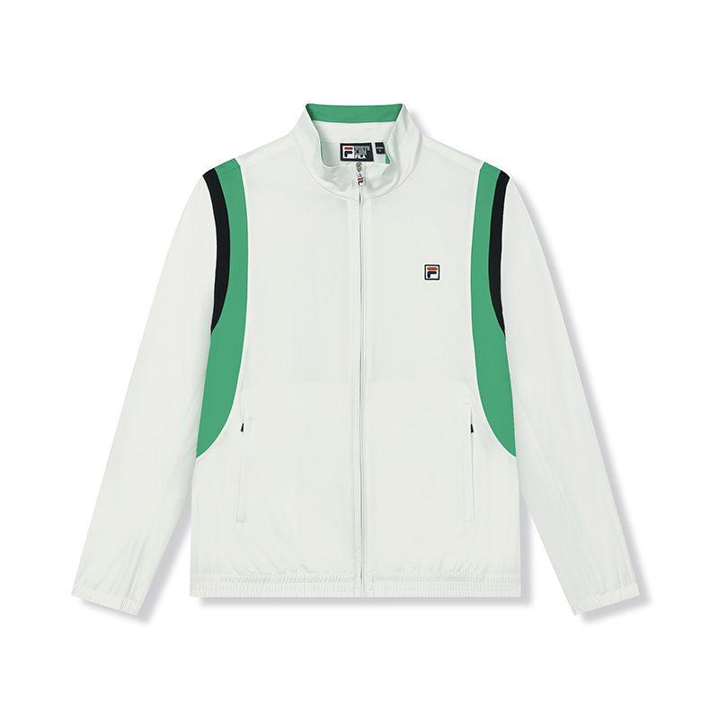 FILA Jackets Men's Cloud White Stand Collar Moderate Other F11M437702FWT