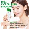 WELLAGE Cica Calming Cream 80ml - Korean Face Soothing Moisturizer, High Purity Madecassoside With Centella Asiatica Panthenol - Calms Sensitive Skin