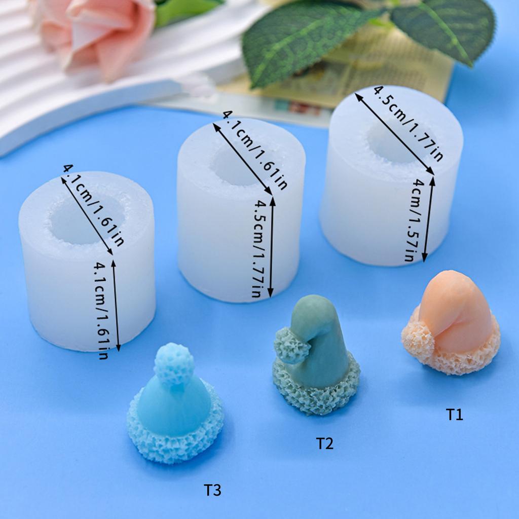 Christmas Hat Silicone Mold Festive Atmosphere Chocolate Molds Exquisite Candy Baking Molds Cupcake Decors Cooking Mold