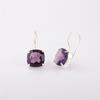 Amethyst Gemstone 925 Sterling Silver Jewelry Handmade Drop/Dangle Earrings 1" EE-172-4