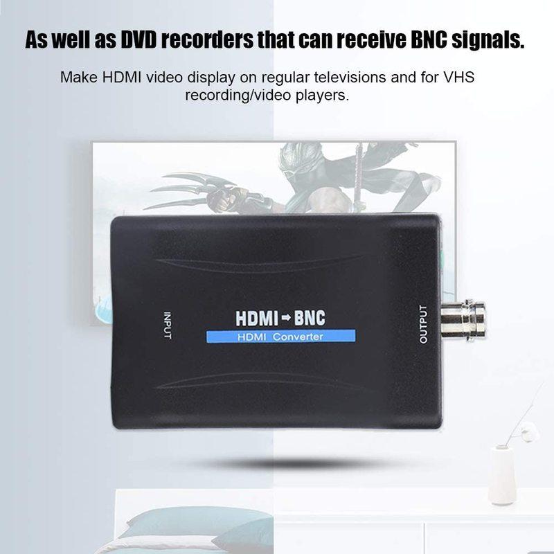 HDMI-compatible To BNC Converter Display HD 1080P/720P Video Adapter Surveillance Monitor