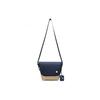 X Noritake Logo Print Fabric Crossbody Bag Unisex Bags Navy-Blue LAB13605-ECL
