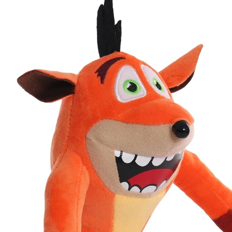 Jucării de pluș Crash Bandicoot Jucării umplute Seria Crazy Trilogy Figurine Anime Păpuși Kawaii Cadouri de Crăciun pentru copii Decor