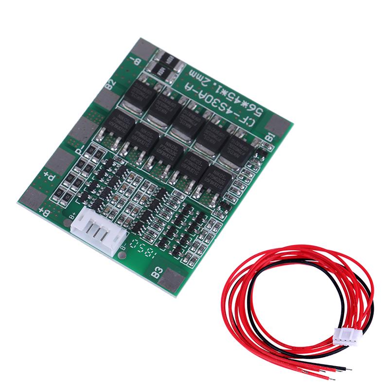 4S 14.8V 30A Bms Pcb Protection Board 18650 Li-Ion Battery Cell Balance