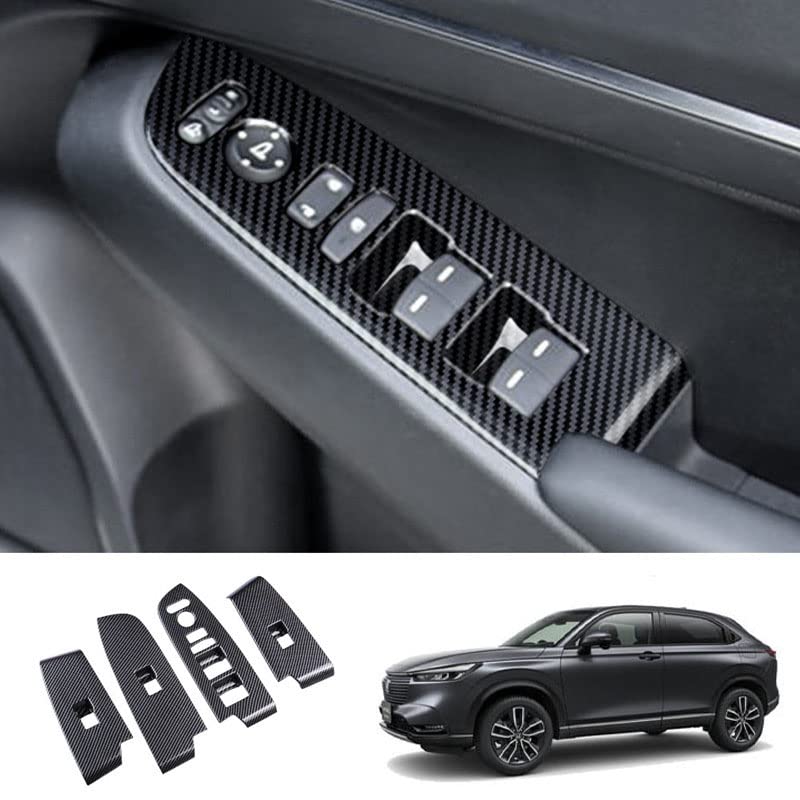 Honda Vezel Window Switch Lift Window Button Switch Interior Drive Honda New Vezel RV Fiber Panel, Panel, Panel, Right-Hand Only, Series, ABS, 4-Piece
