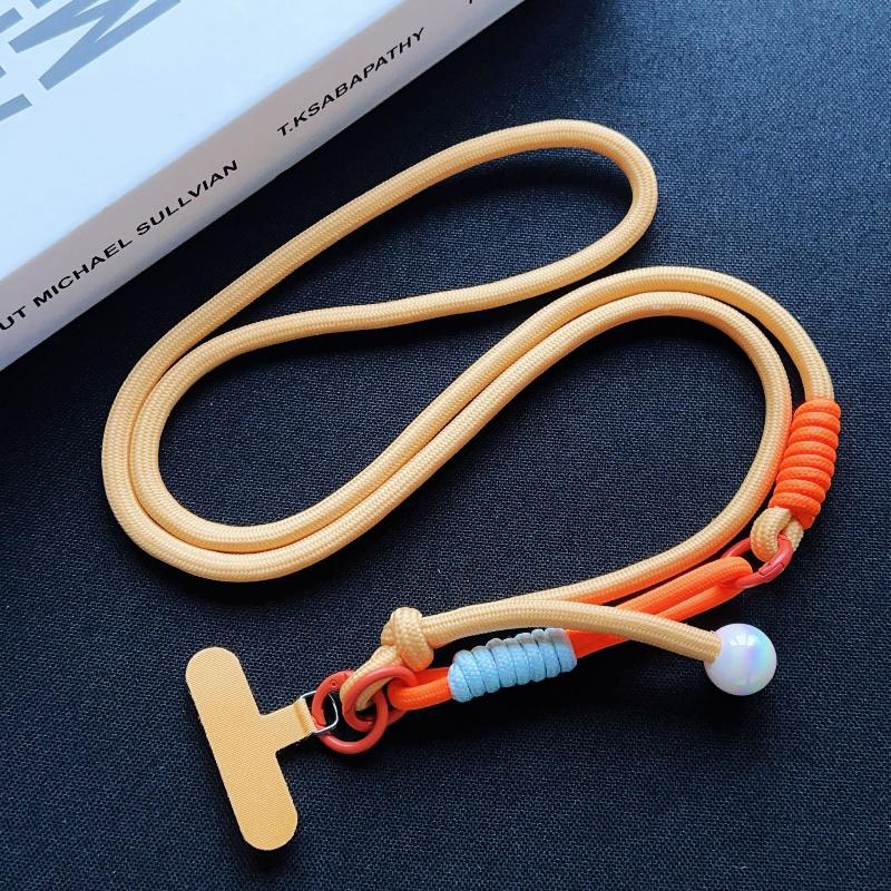 1Pcs Multi-Functional Adjustable Fancy Lanyard Simple Two-In-One Mobile Phone Lanyard Crossbody Strap Diy Wrist Short Rope