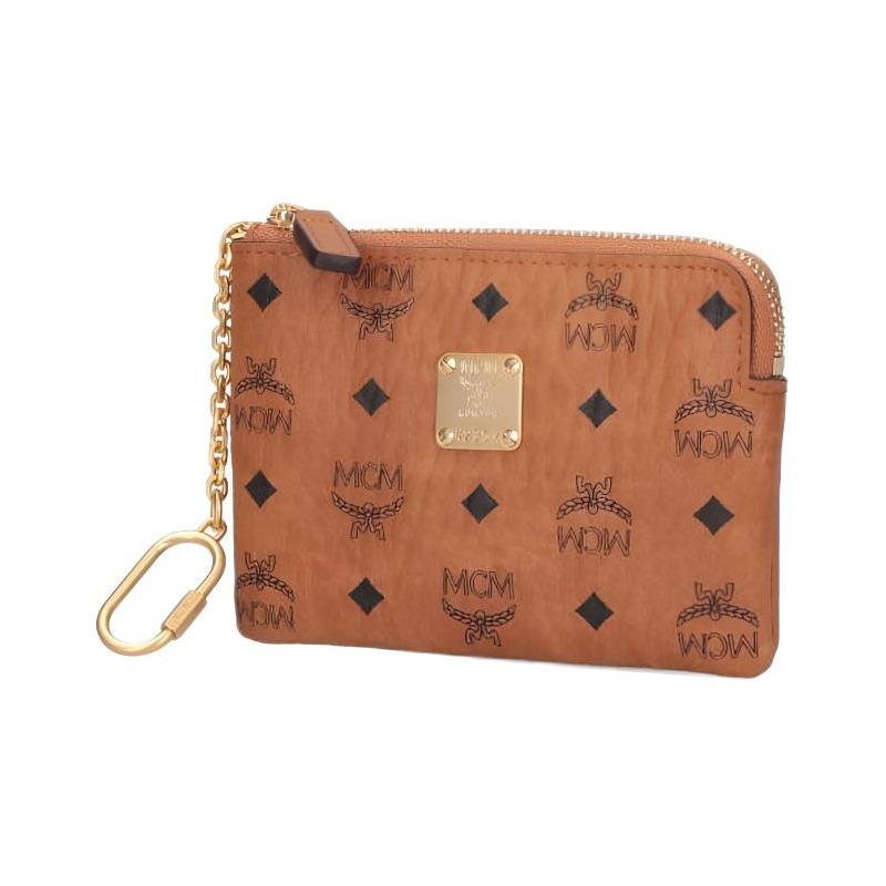 MCM Aren Brown Leisure card holder MYAFATA01CO001