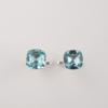 Sky Blue Topaz Gemstone 925 Sterling Silver Jewelry Formal Cufflink 1" For Wedding Party CL-9-8