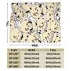 Cute Chiikawa Racco Blanket Fleece Printed Usagi Hachiware Breathable Soft Throw Blankets for Sofa