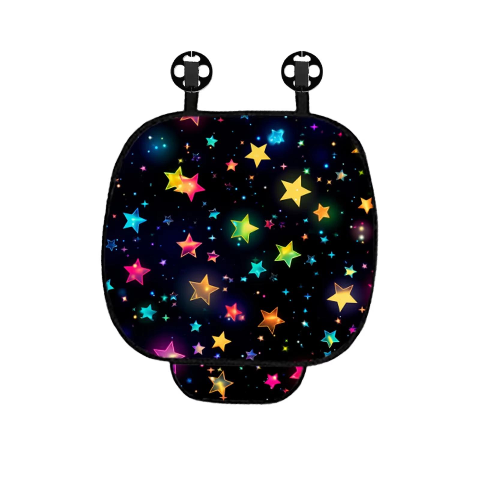 

1 шт. подушка для переднего и заднего сиденья автомобиля с принтом звезд, удобная противоскользящая защита сиденья, аксессуары для салона автомобиля