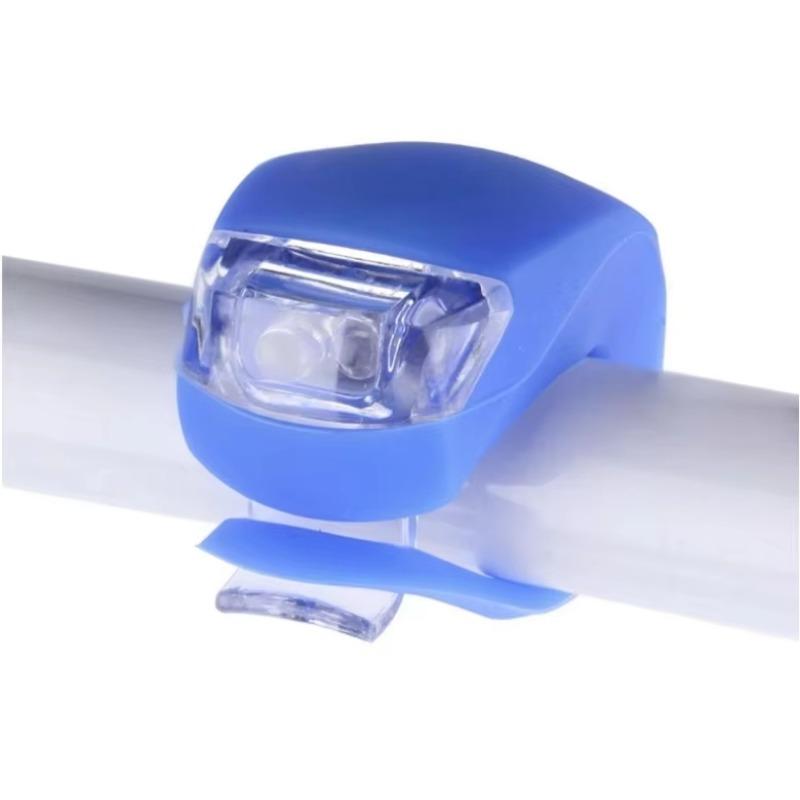 Bicycle Headlight Silicone 3 Modes Bicycle Front and Rear Lights Waterproof LED Head and Front Wheel Bicycle Lights