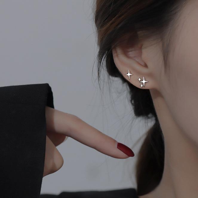 Stainless Steel Hoop Earrings for Women Girls Trendy Elegant Enamel Color Ear Loops Wedding Accessories Creative Jewelry Gifts